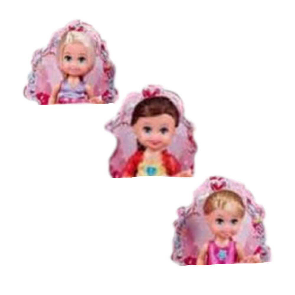 Sparkle Girlz 4.5" Cupcake Doll Assorted (1pc Random Style)