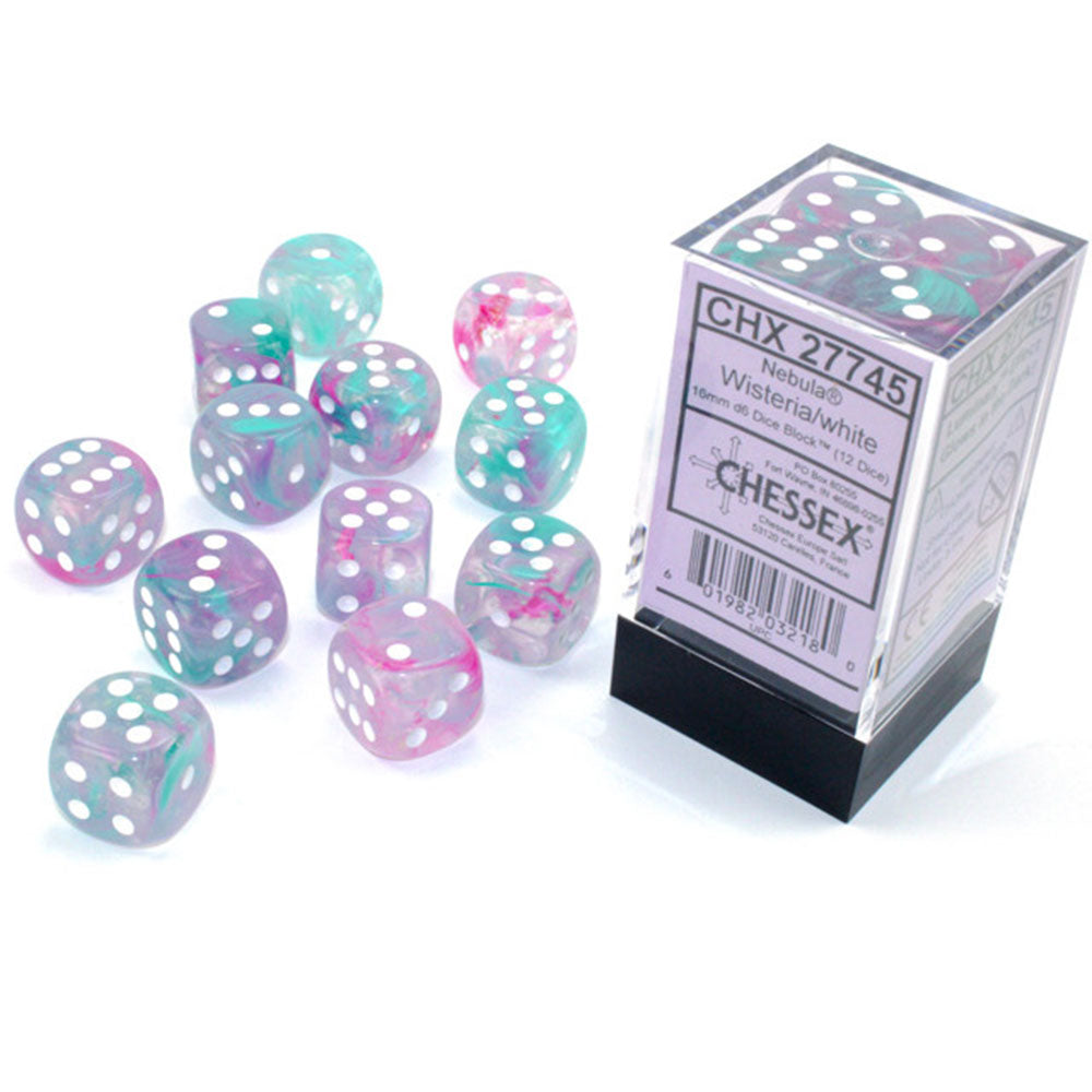 Mgławica Chessex 16 mm D6 Blok kostki