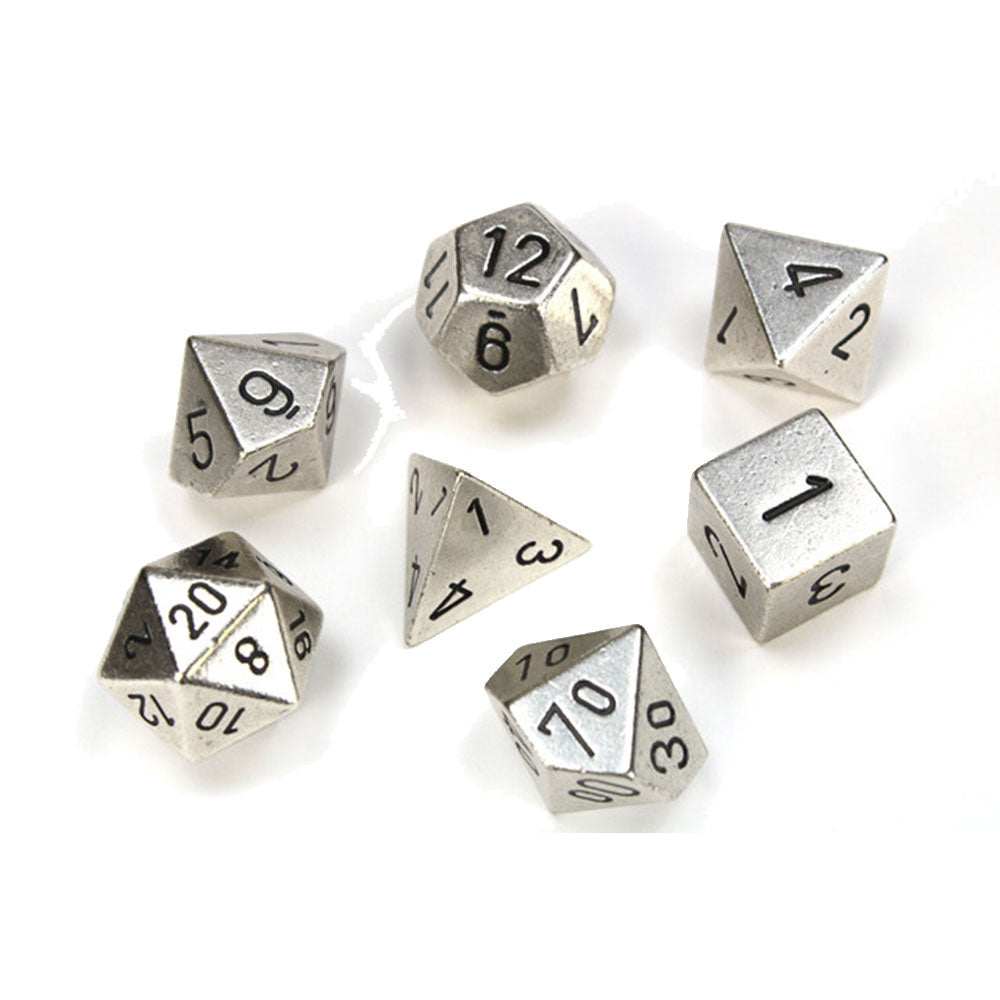 Metal Chessex Polyedral 7-Die Set