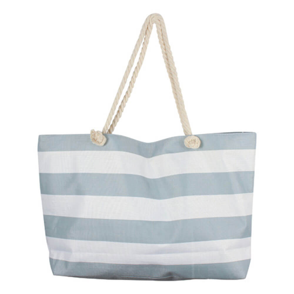 Retro Stripe Beach Tas met binnenzip (70x42x15cm)