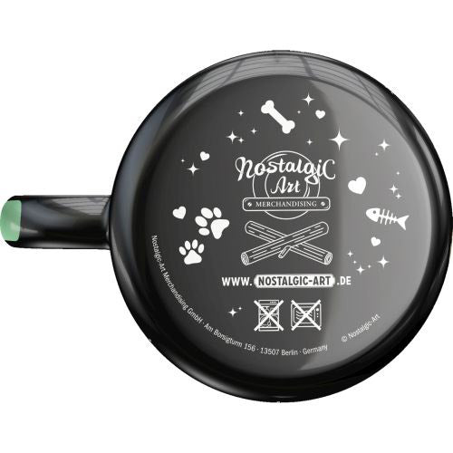 Nostalgic-Art Cat Lover Black Enamel Mug