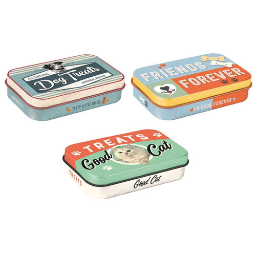 Nostalgic-Art Pet Treat Storage Tin