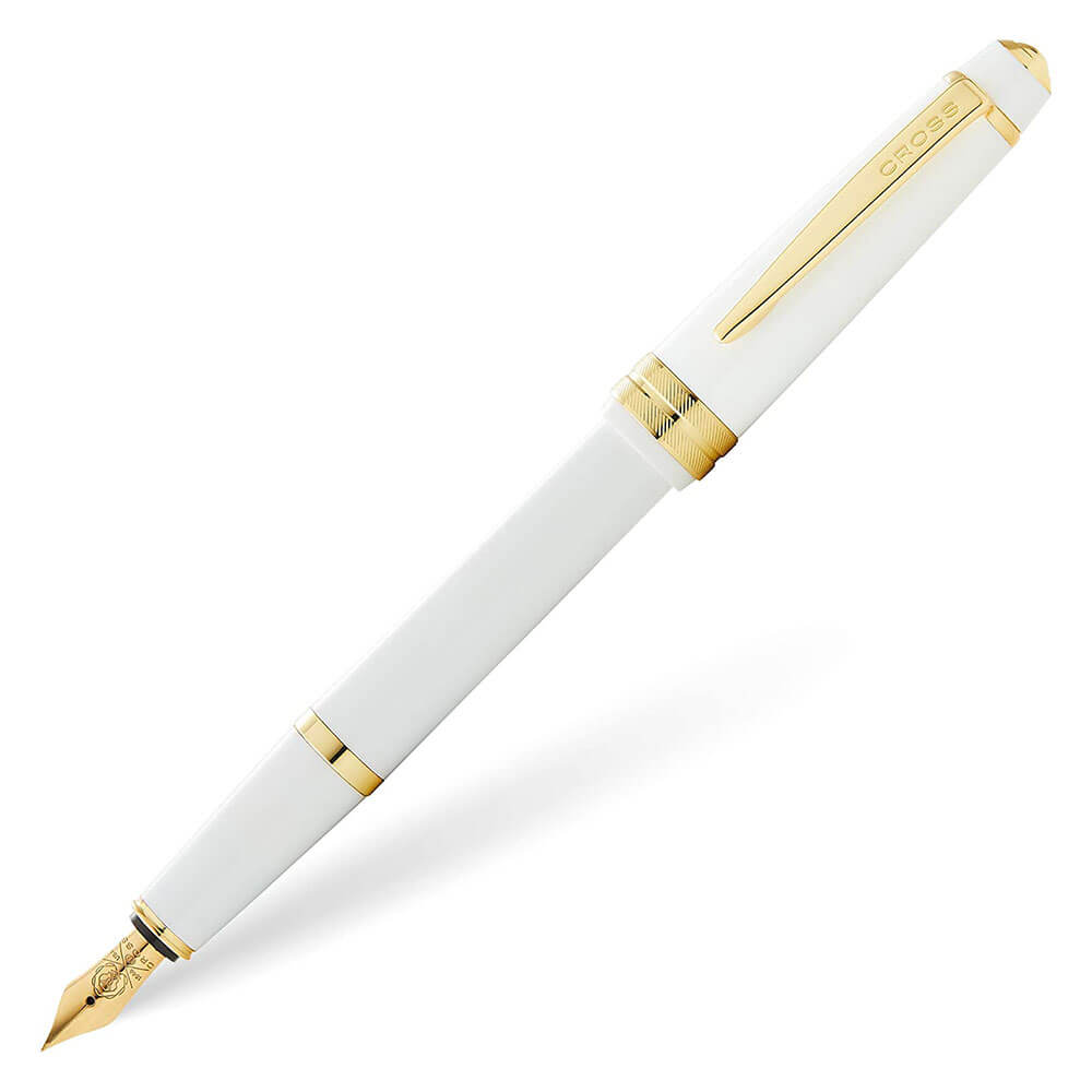 Cross Bailey Light Gloss Fountain Pen (hvid/guld)