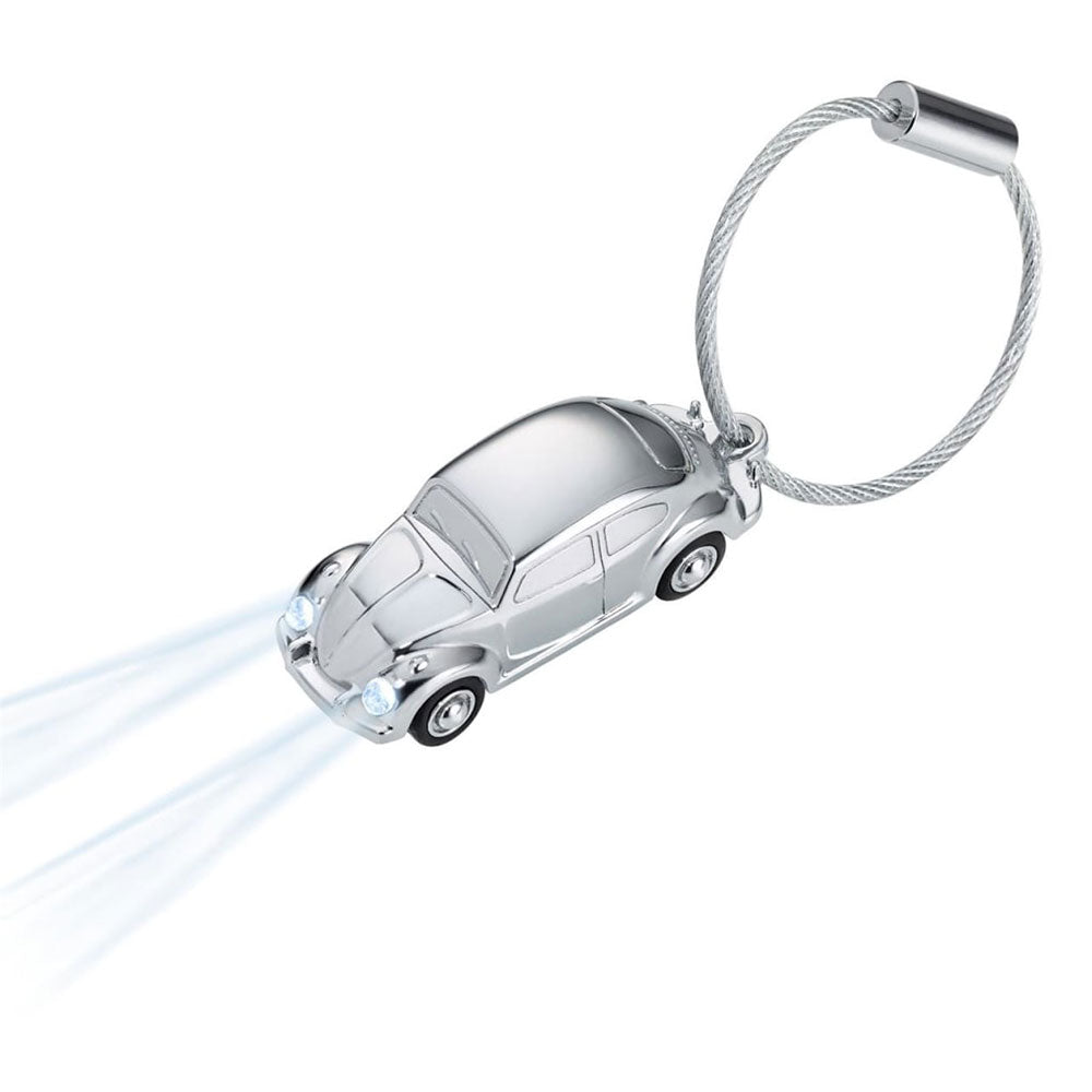 TROIKA VW Vehicle Keyring med LED -ljus (silver)