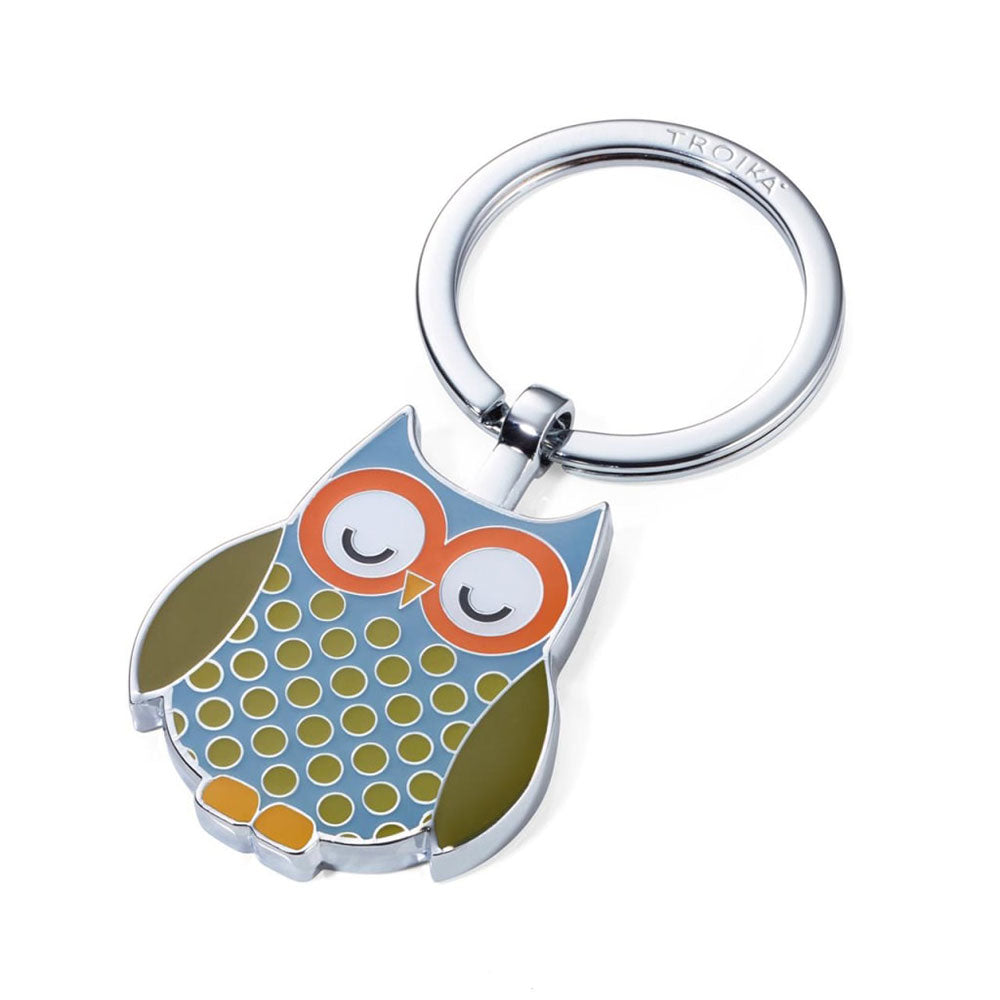 Troika Owl Keyring multicolor