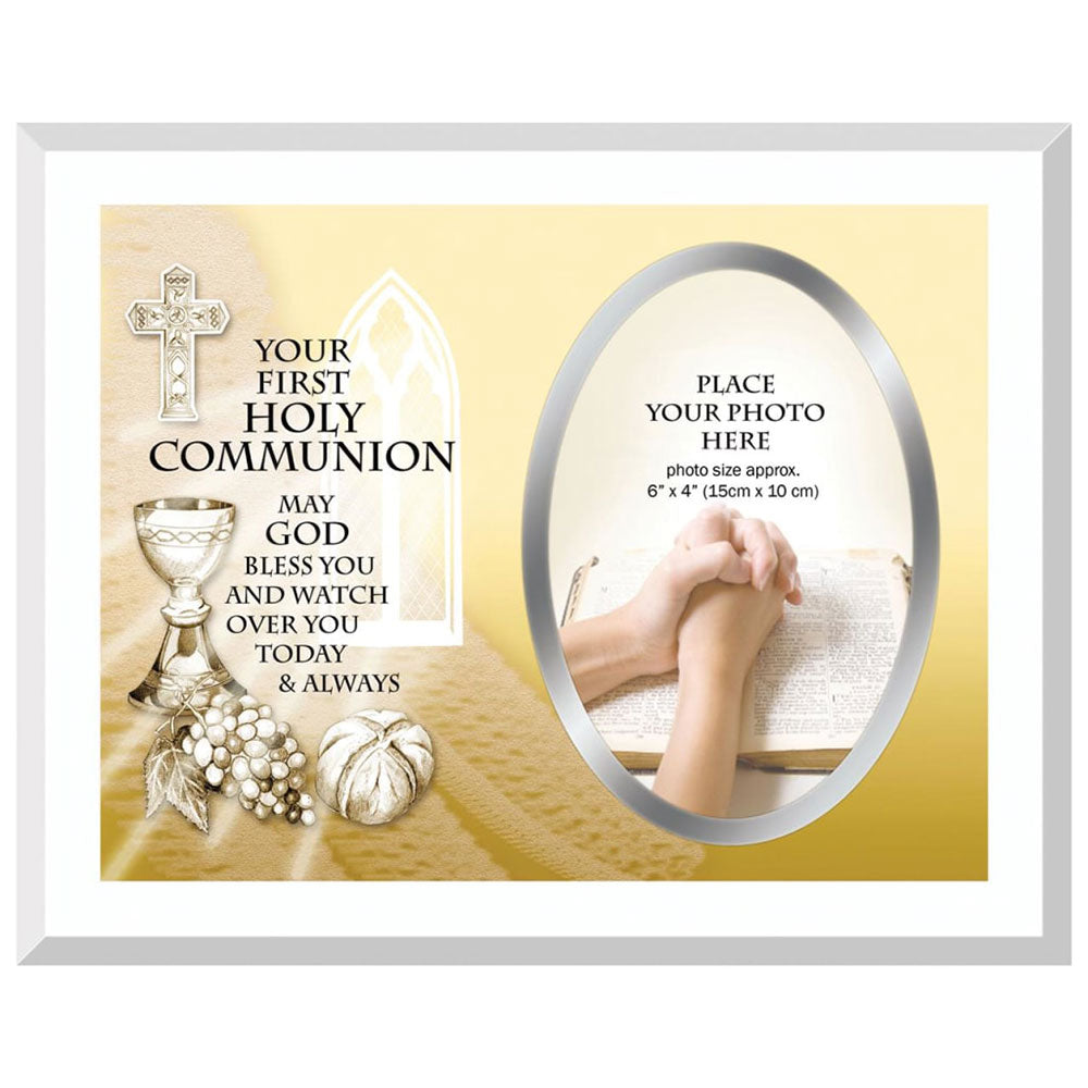 Dakota Your First Holy Communion Glass Frame