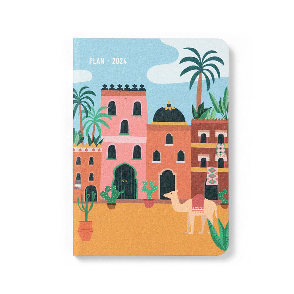 Letts 2024 Wanderlust A6 Weekly Diary (Santorini)