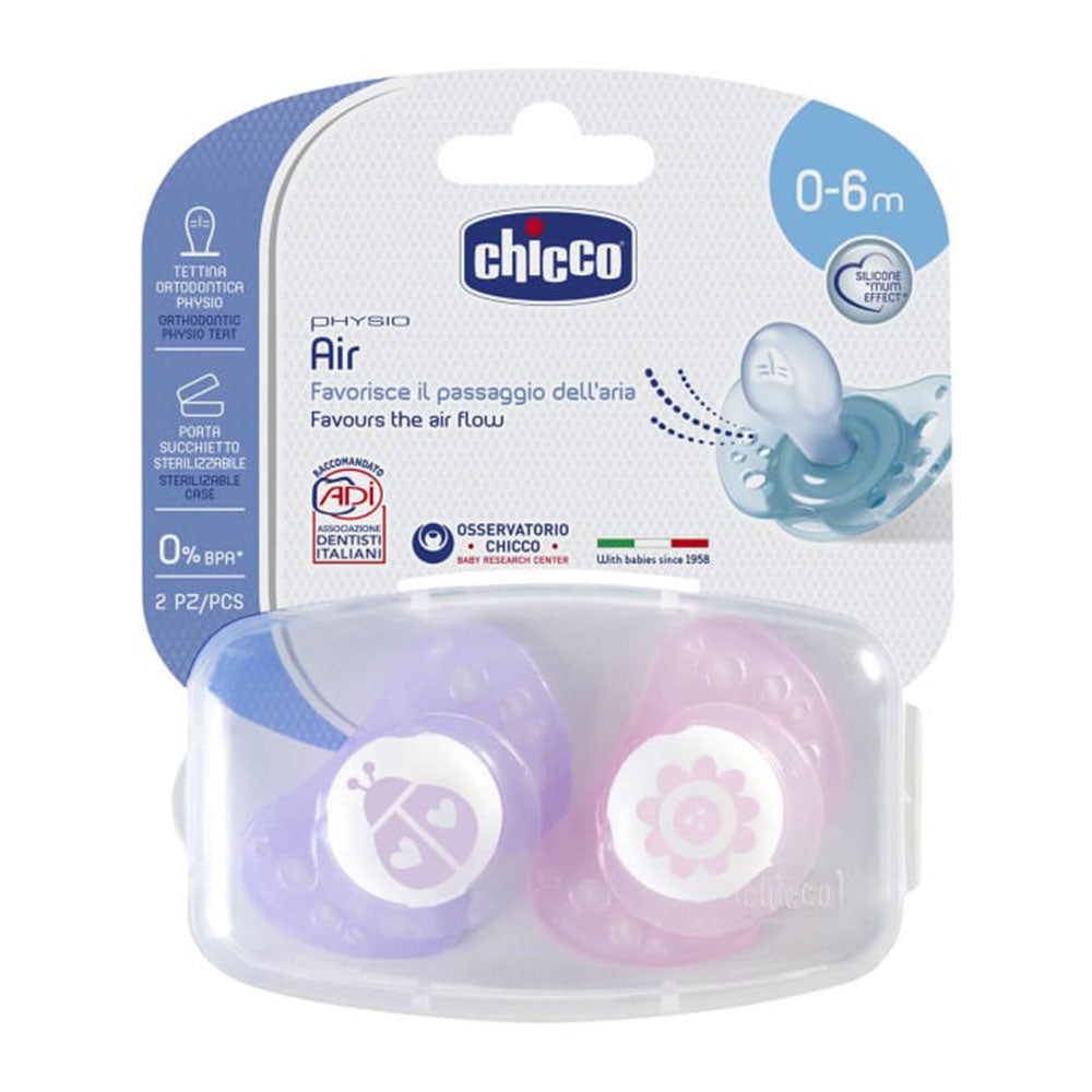 Chicco Physio Soother per GIR 2PK (0-6m)