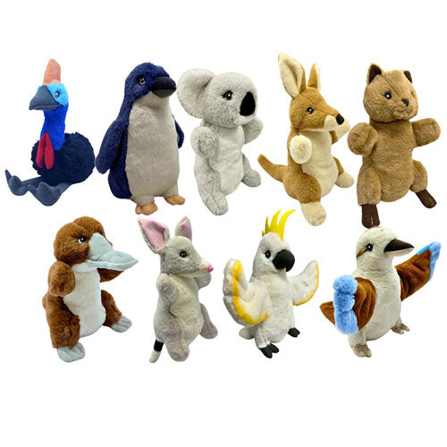 Eco Buddies Soft Plush Hand Puppet Toy 25cm