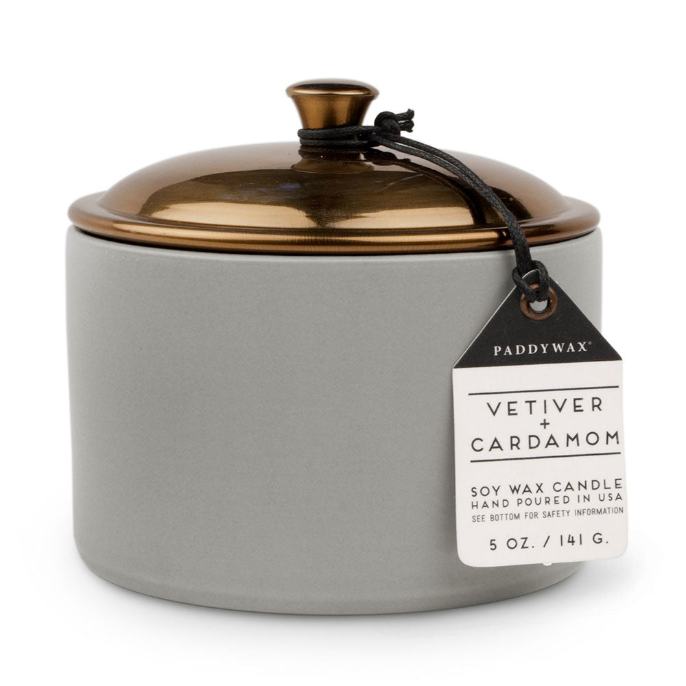 Hygge Weetiver Cardamom Candle w ceramice (szary)