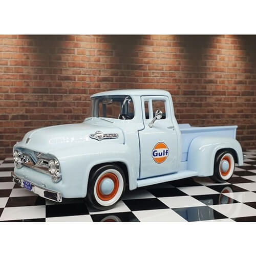 1955 Ford F-100 Gulf Pickup 1:24 Scale