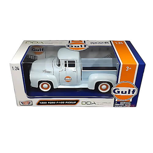  1955 Ford F-100 Gulf Pickup im Maßstab 1:24