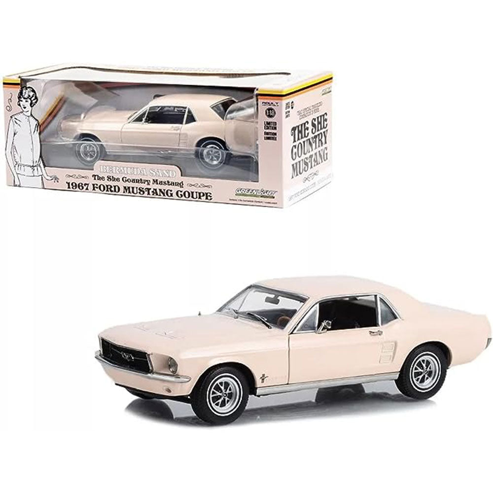 1967フォードマスタングクーペ1:18モデルカー