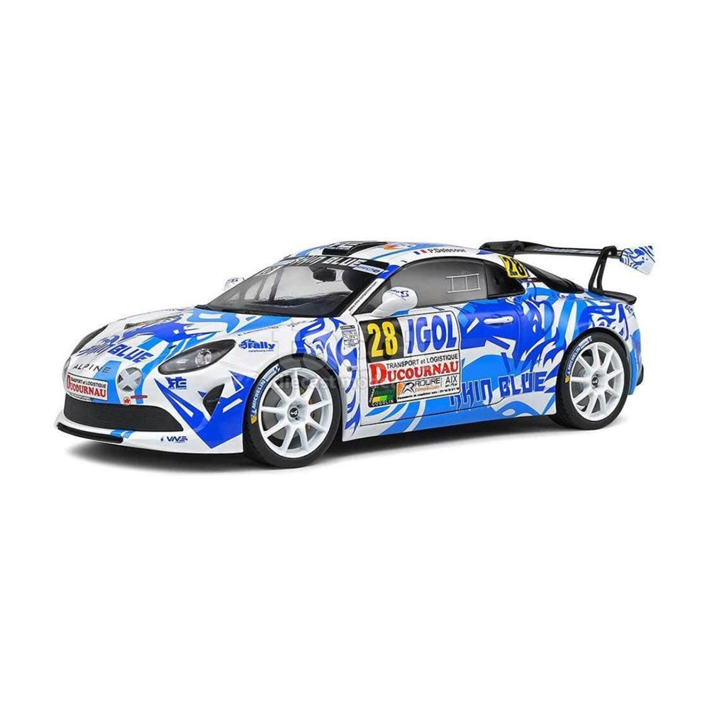 Alpine A110 Rallye Rallye du var 2021 1/18 skalmodell