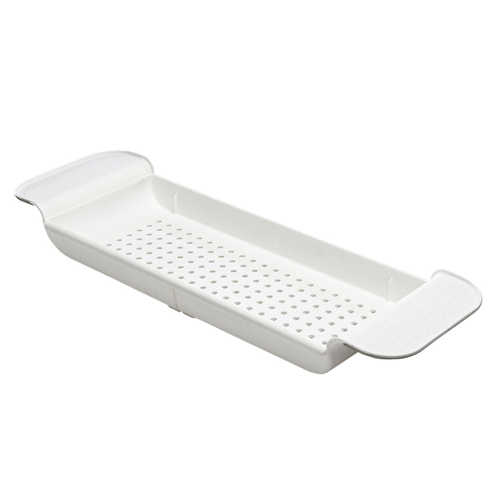 Madesmart Expandable Bath Tub Shelf (White)