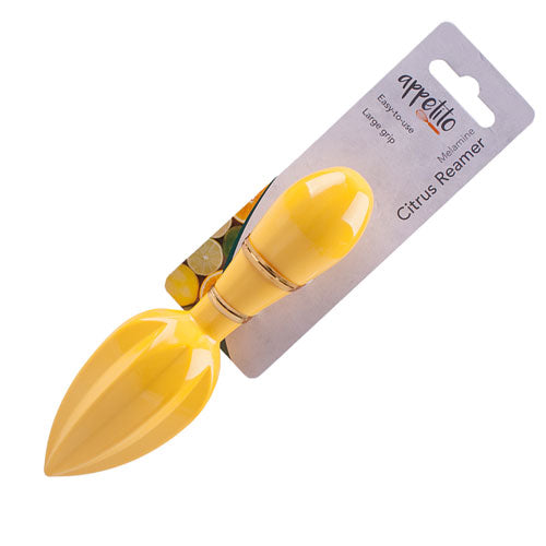 Appetito Melamine Citrus Reamer (Yellow)