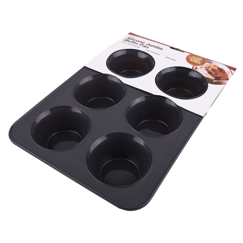 Dagelijkse bak siliconen 6-cup jumbo muffinpan