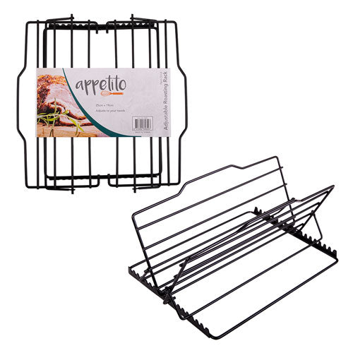 Appetito Non-Stick Adjustable Roasting Rack