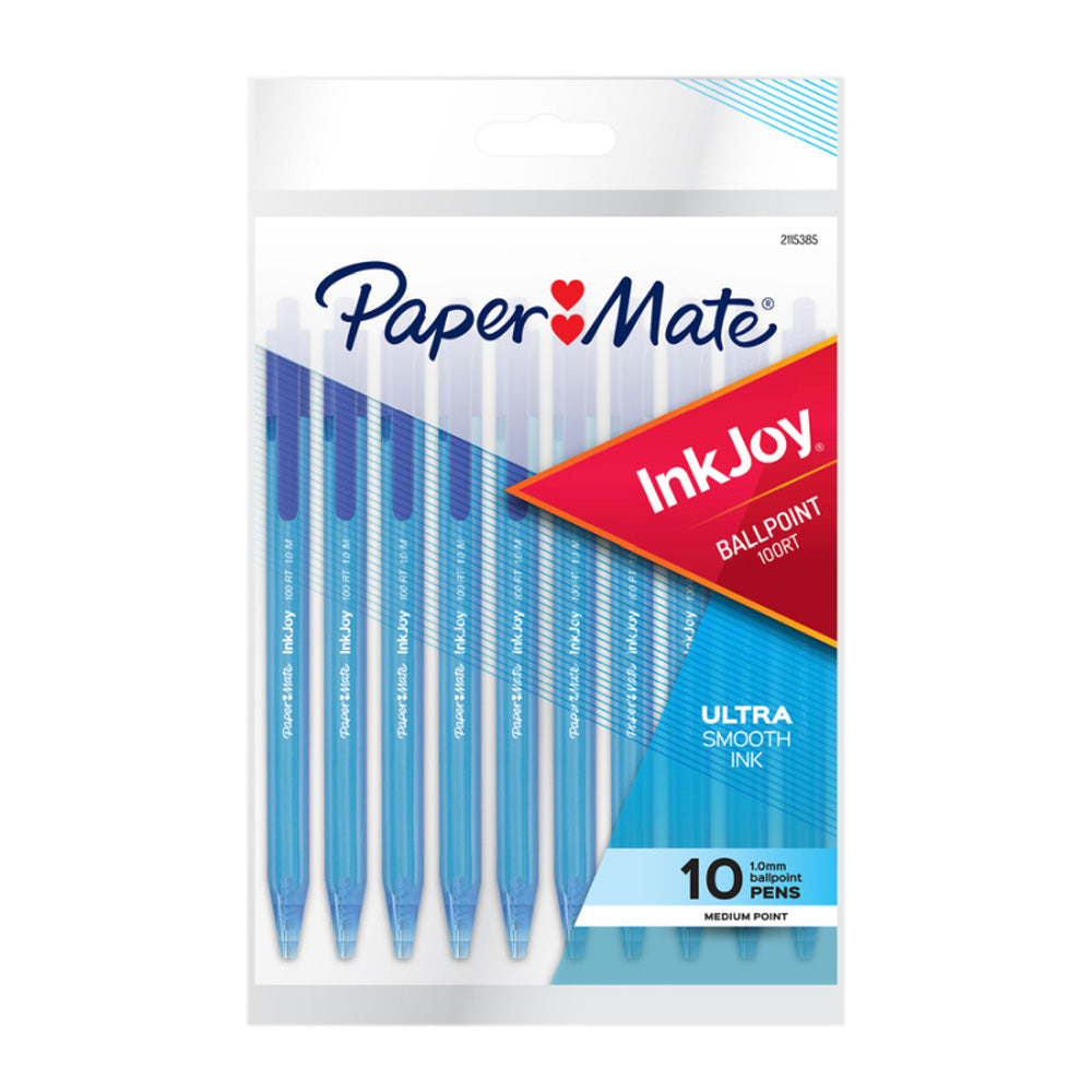 Paper Mate da 10 pack inkjoy da 100rt a sfera (scatola di 12)