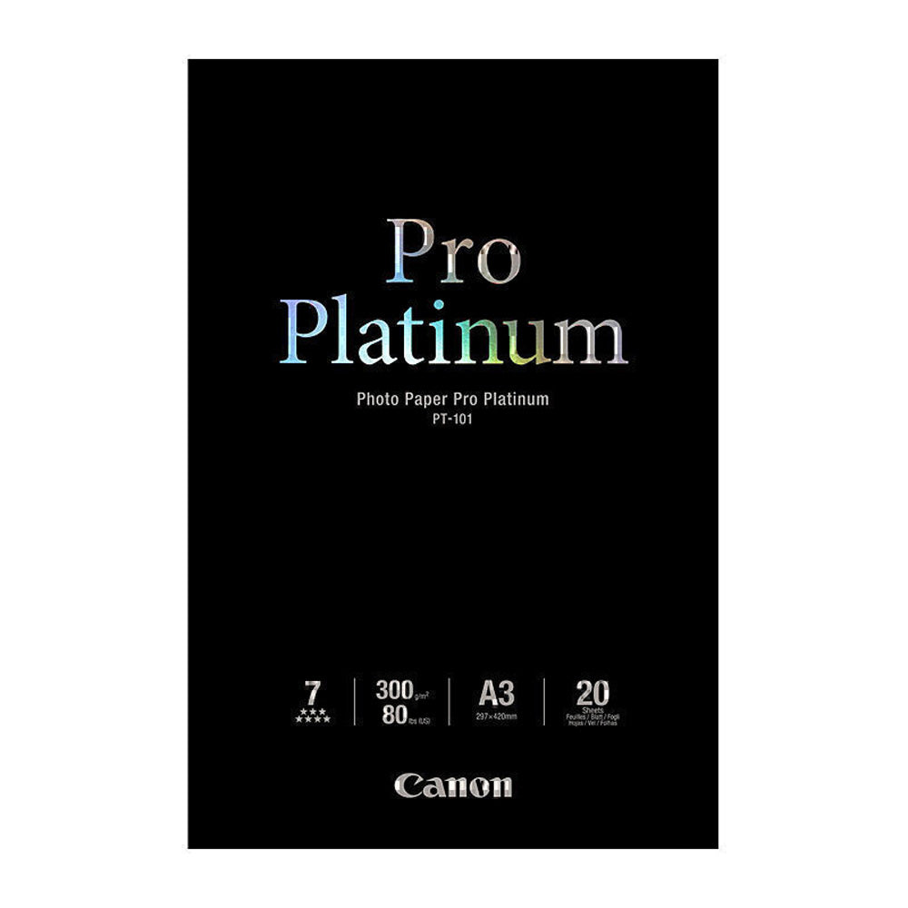 Canon Pro Platinum Photo Paper 20 stc