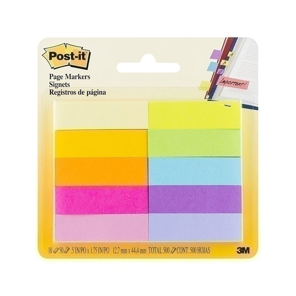 Marqueurs de page post-it (13x45 mm)