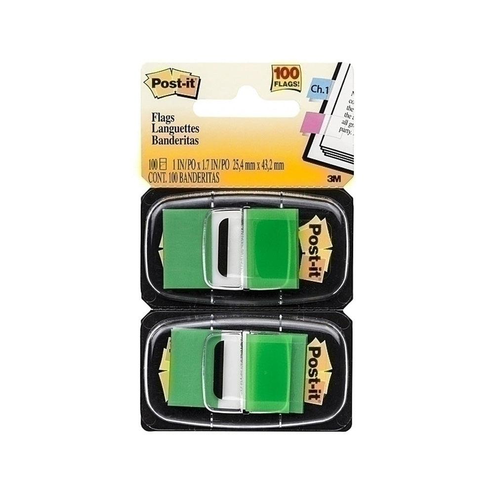 Post-it 2-pack 25x43mm flagg (boks med 6)