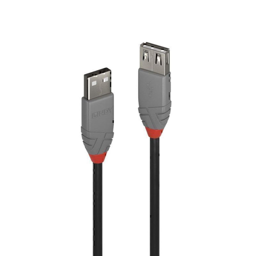 Lindy USB-A 2.0 Extension Cable Anthra Line