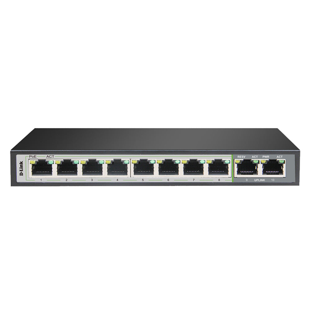 D-Link Gigabit PoE Switch with 2 Uplink Ports