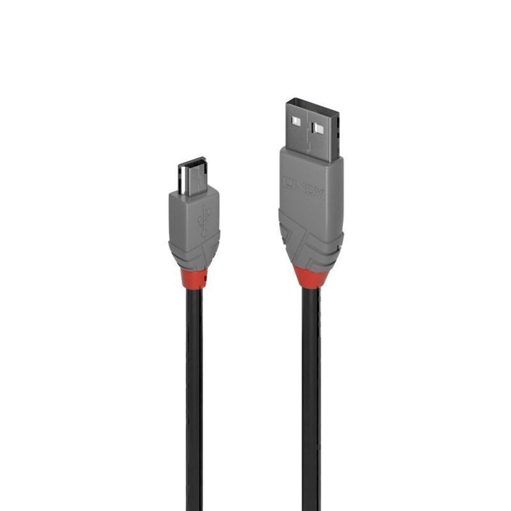 Lindy USB-A 2.0 til Mini-B kabel Anthra Line