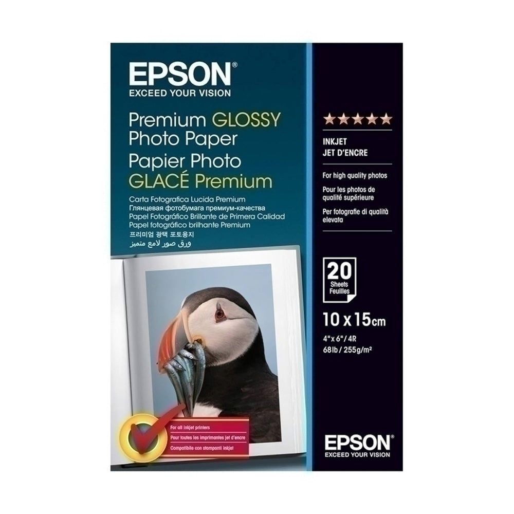 Papel fotográfico premium epson 20pc