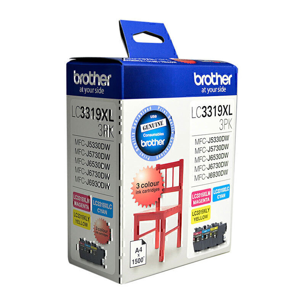 Brother LC3319XL CMY Colour Pack