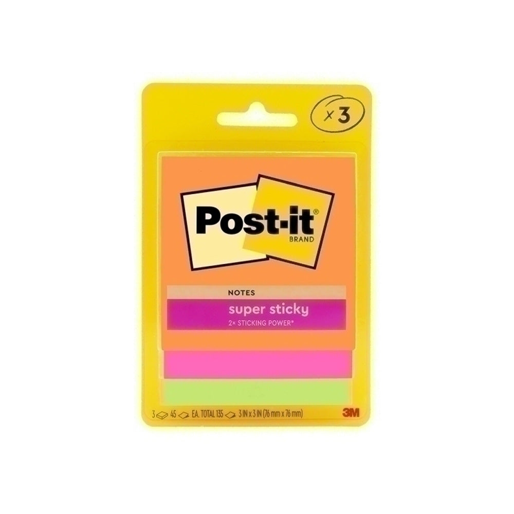 Post-it Súper Sticky Notes (3x3in)