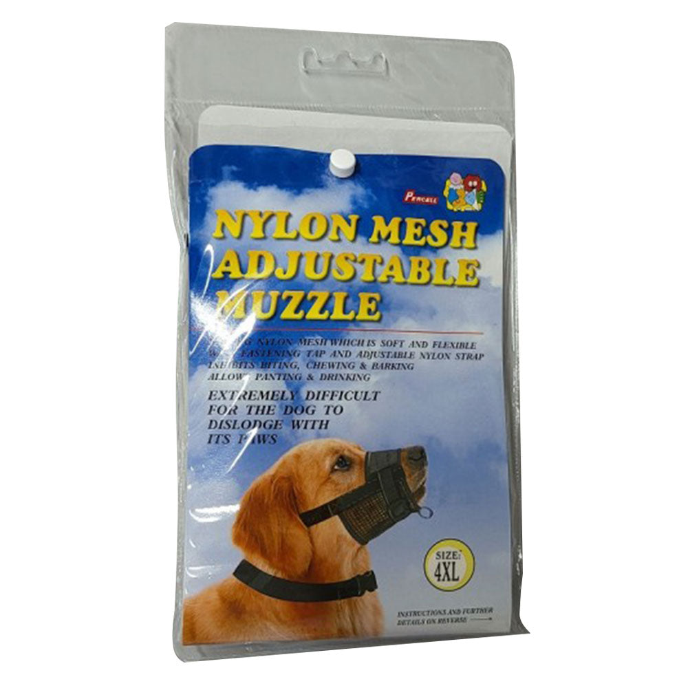 Percelljusterbar nylonmesh hundemuzzle