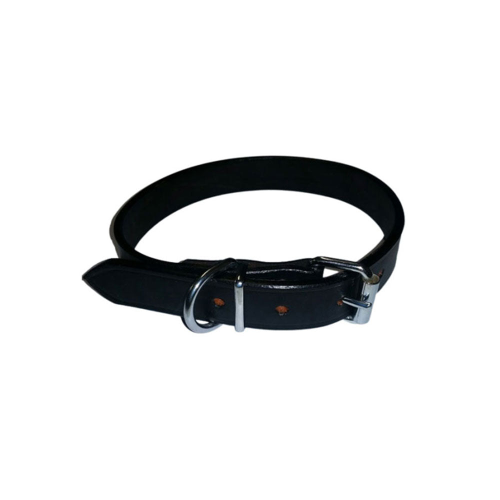 Collar de cuero (negro)