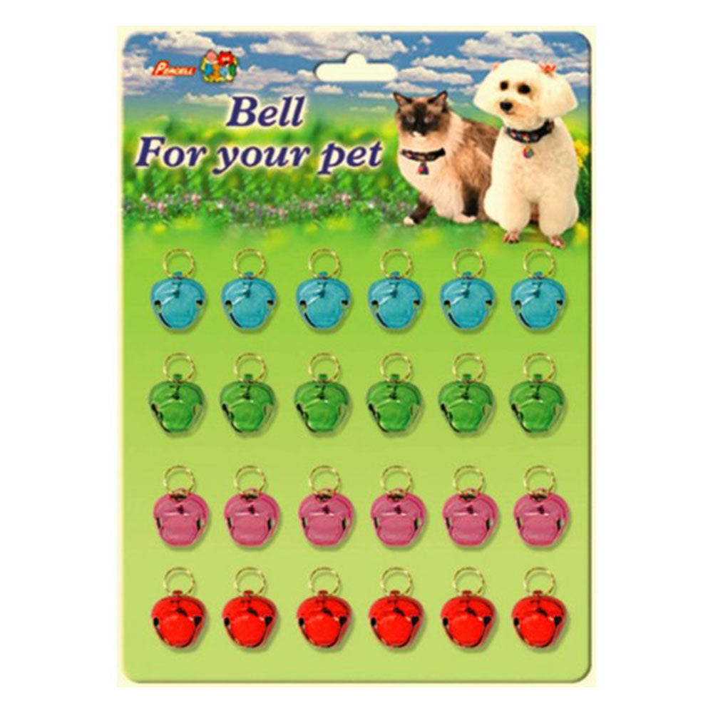 Percell Card Cat Round Bells 24PCs