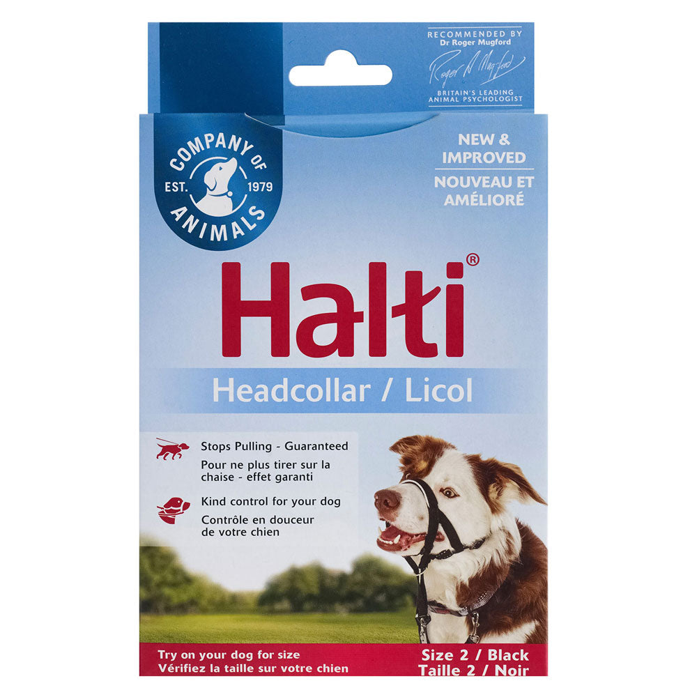 Halti Dog Head Collar (svart)