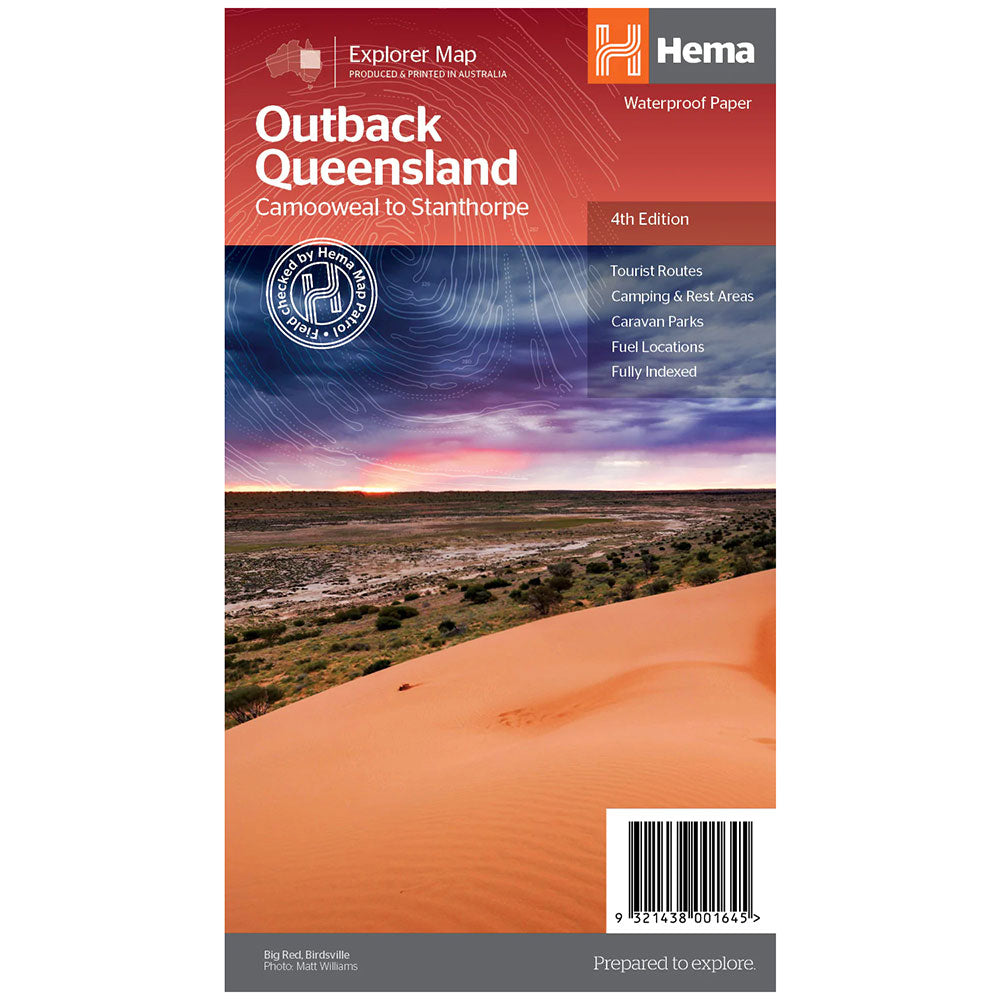 Mapa Hema Outback