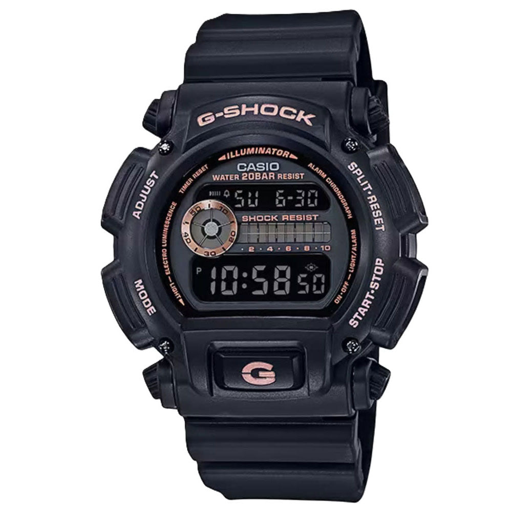 Casio G-Shock Classic DW9052GBX-1A4 Watch (Black/Rose Gold)