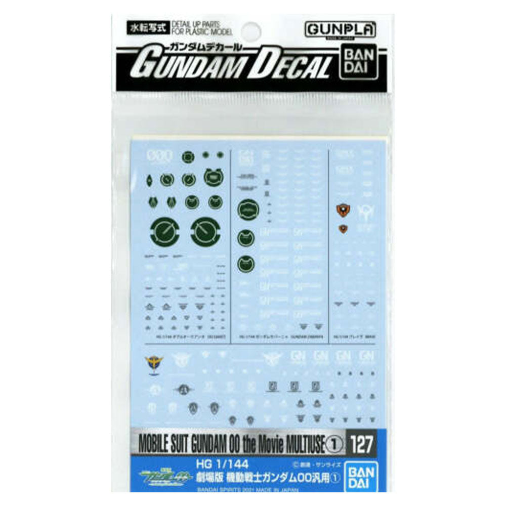 Gundam Mobile Suit Gundam 00 Filmen Multiuse Decal