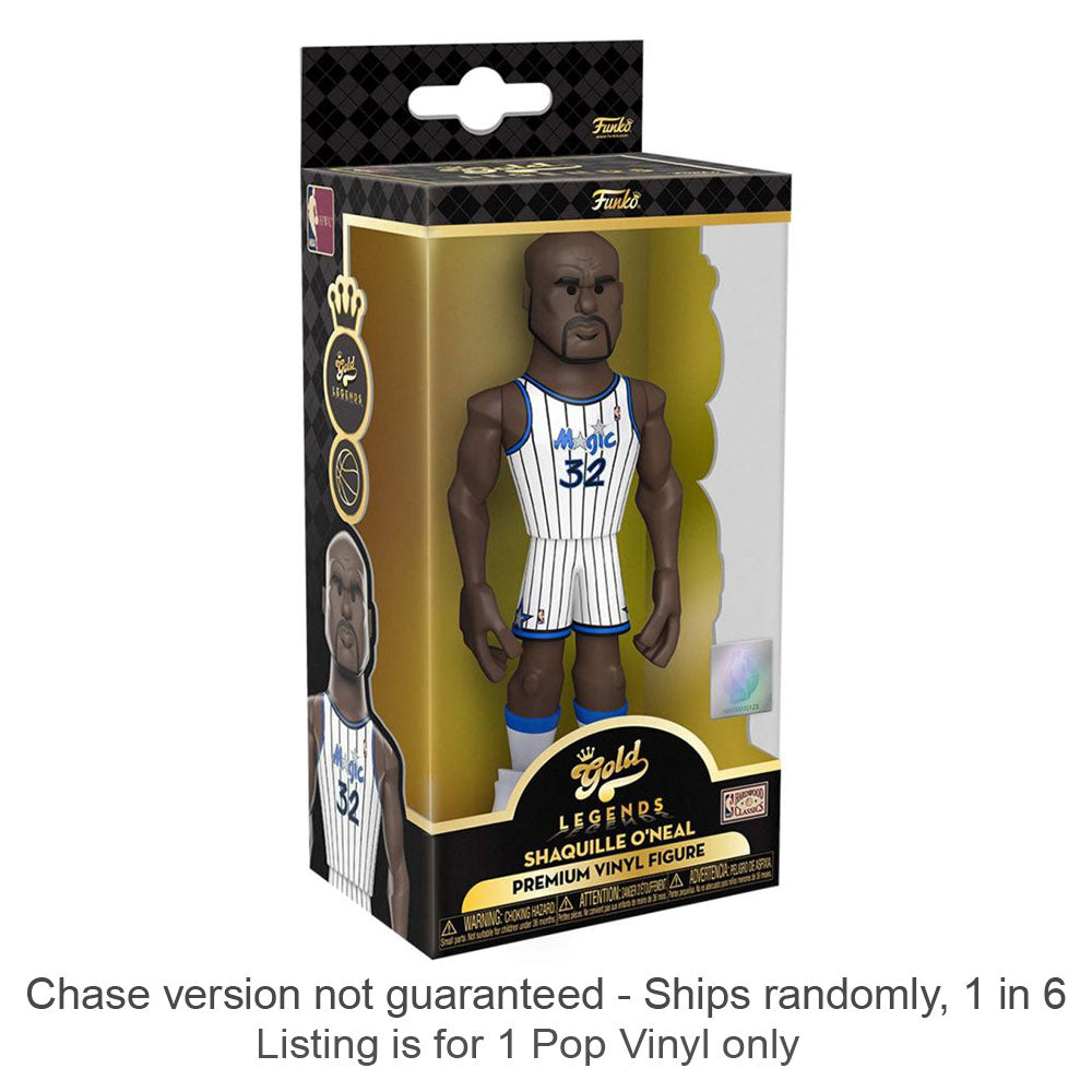 NBA：Shaquille O'Neal Vinyl Gold Chase Ships 1 in 6