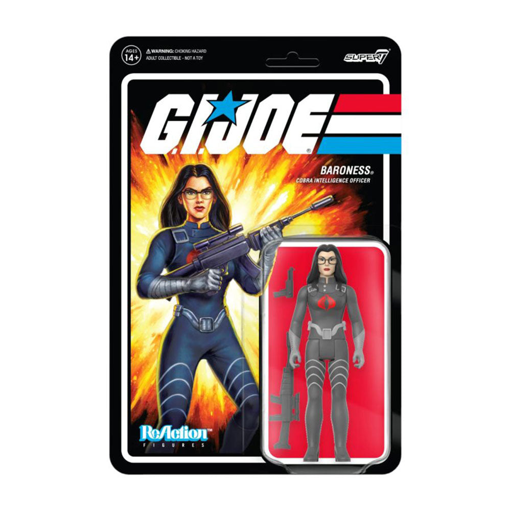 G.I. Joe Baroness Cartoon V2 ReAction 3.75" Action Figure