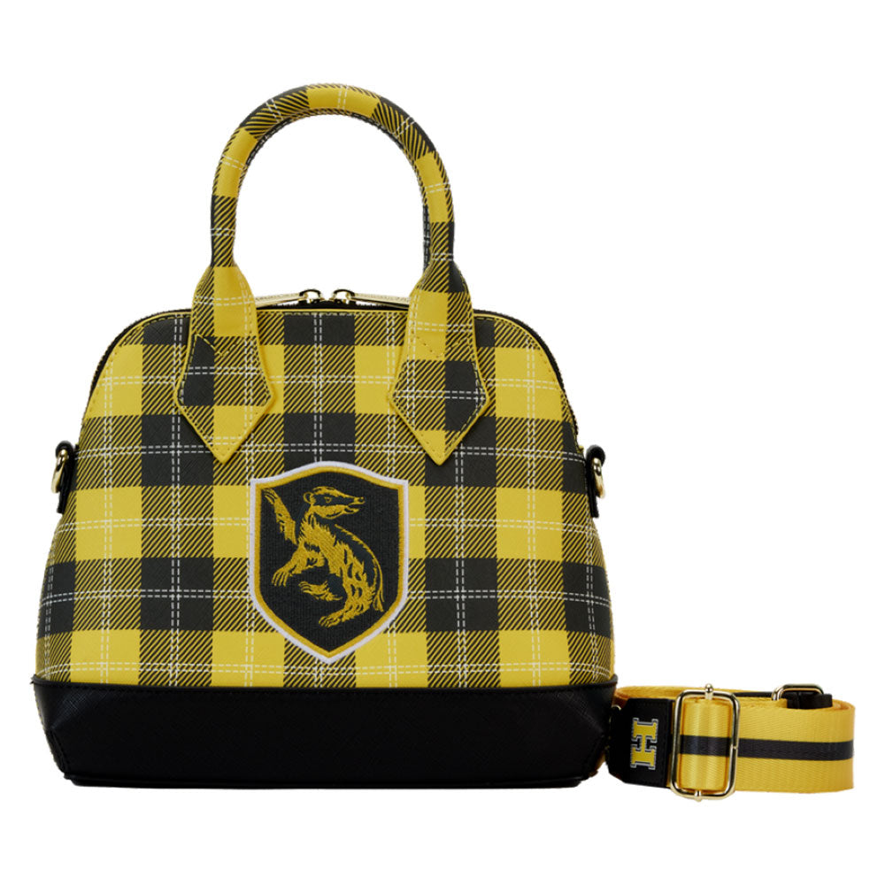 Hogwarts House Patch varsity plaid crossbody taske