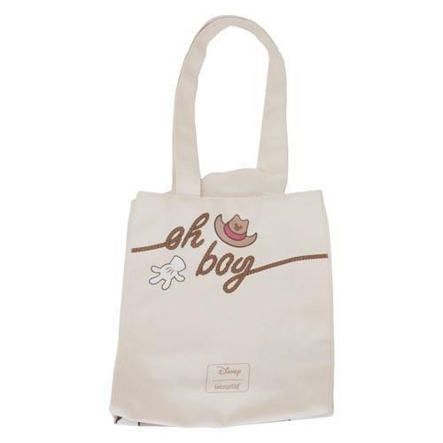 Disney Western Mickey Canvas Tote Bag