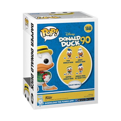 90th Anniversary Donald Duck Dapper Pop! Vinyl