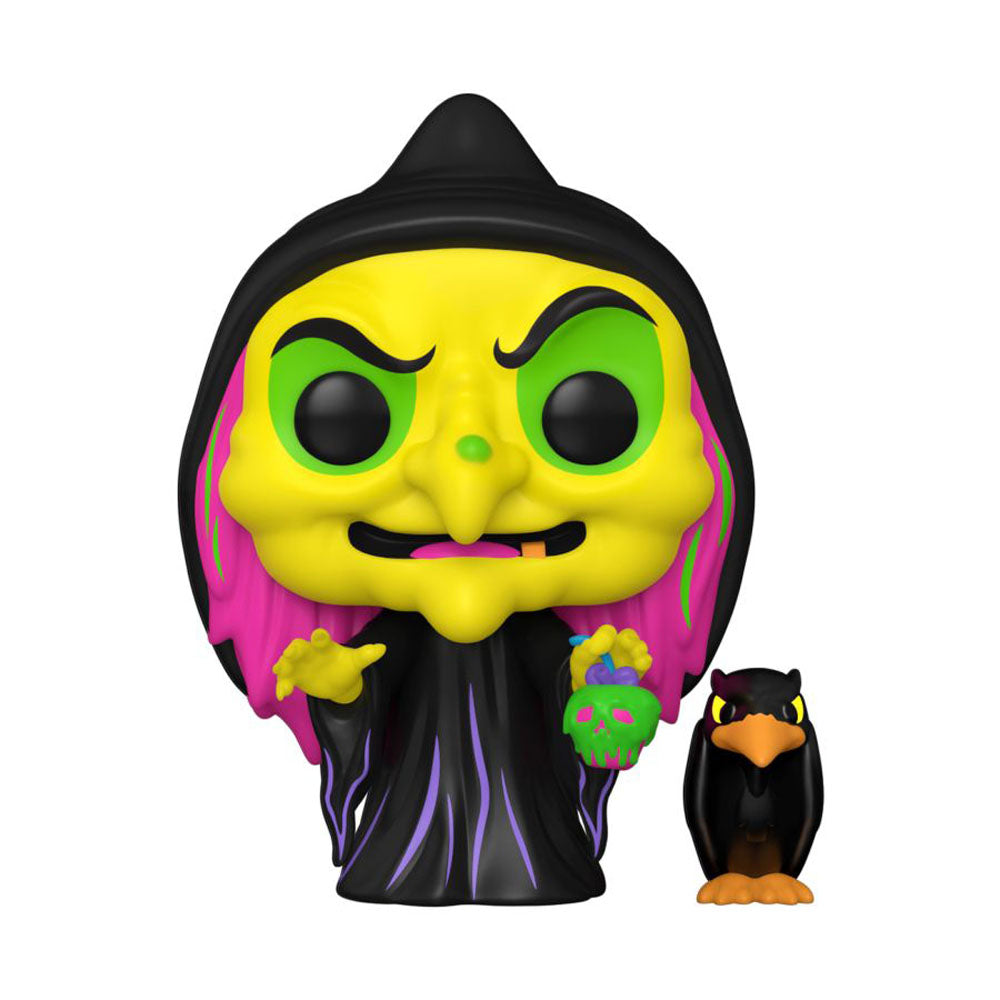 Snow White Disguised Evil Queen w/ Raven US Blacklight Pop!