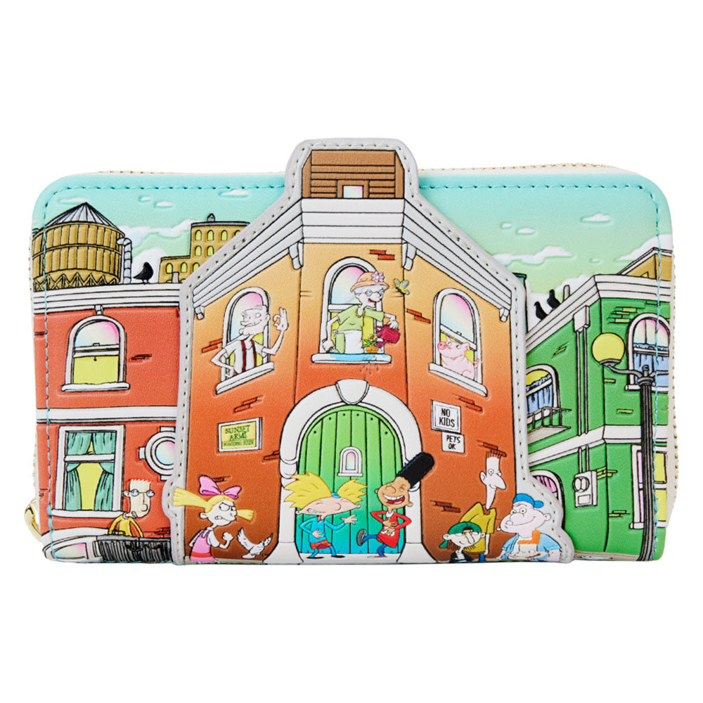 Hey Arnold House Zip Around Wallet