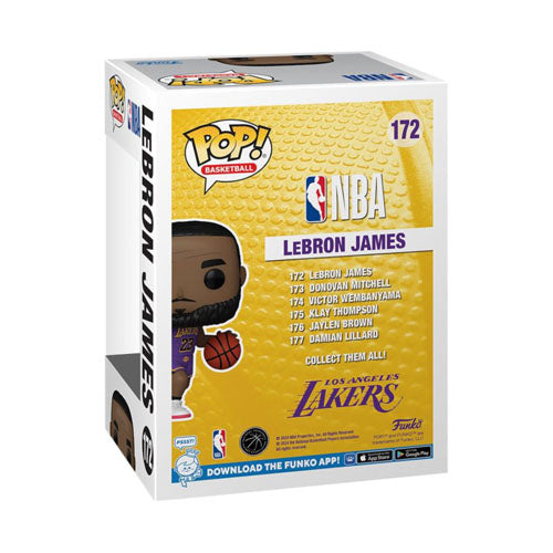 NBA: Lakers LeBron James Purple Uniform #23 Pop! Vinyl