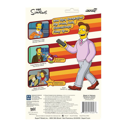 Troy McClure Meat & You: Partners in Freedom Reaction 3.75"