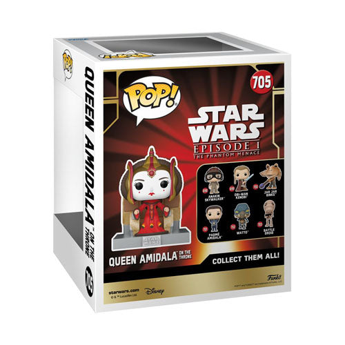 Phantom Menace 25th Annv Queen Amidala on Throne Pop! Deluxe