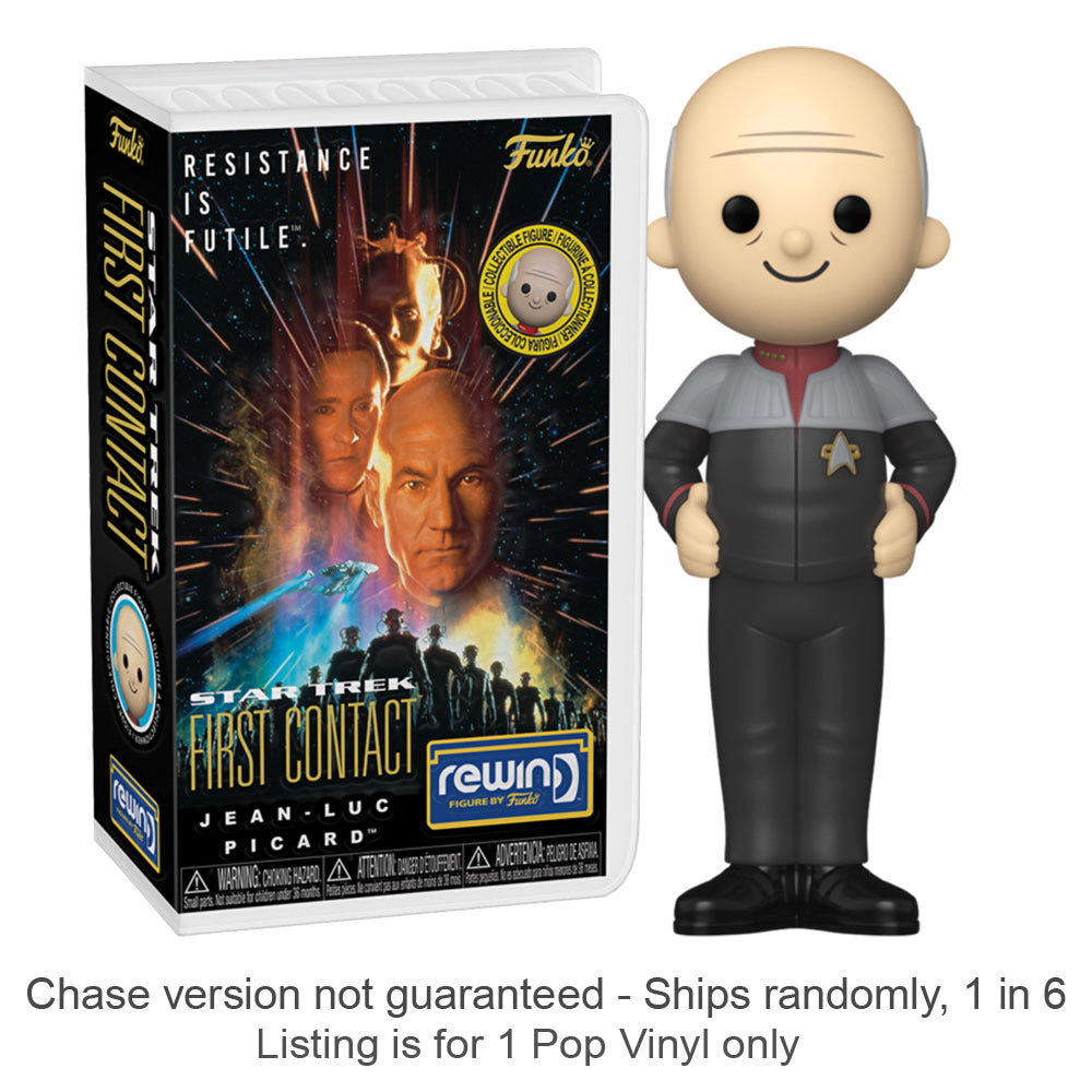 Star Trek Captain Jean-Luc Rewind Figure Chase Ships 1 in 6